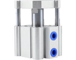 Luchtcilinder - Compacte Cilinder - Automatisering Toepassen - Dubbelwerkend - 20mm Boring - Metaal