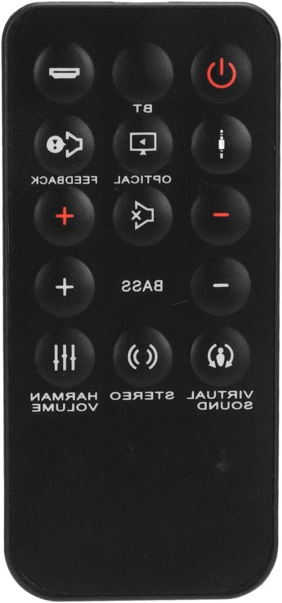 Geluid Afstandsbediening - Speaker Controller - Soundbar Bediening - Geen Programmering Nodig - 9 x 4 x 1 cm - Zwart