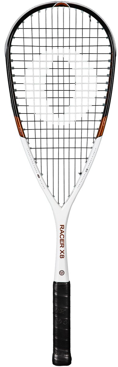 Oliver Racer X8 - explosief - squashracket - wit / goud