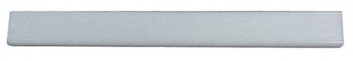 Slijtage Strip - Trapklimmer Onderdeel - Trappen Beschermen - Glad UHMW Polyethyleen - 25.4 cm - Zilver