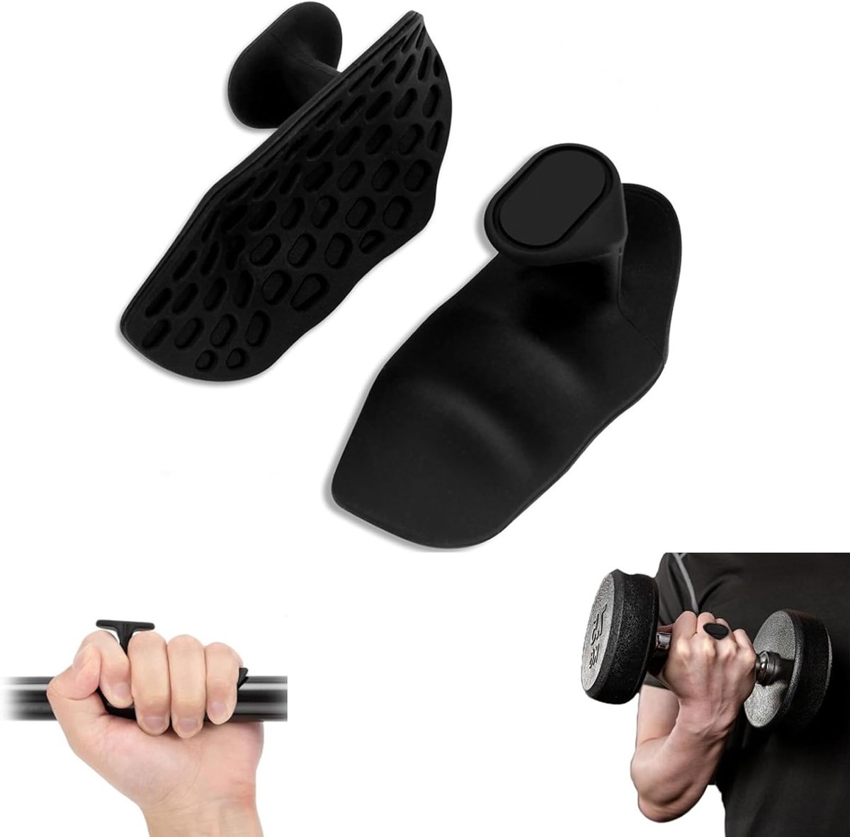 Ergonomische Gewichthefriem voor Mannen - Lichtgewicht en Draagbaar - Antislip Ontwerp voor Krachttraining en Pull-ups
