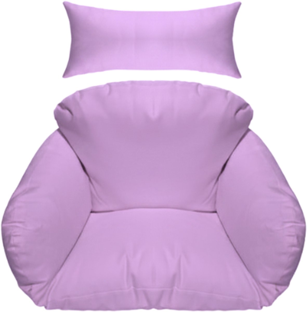 Rijoka Hangstoel Kussen – 5delig | Pastel Paars