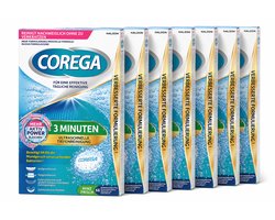 Corega Gebitsreiniger Tabletten 3 Minuten – 6 x 66 – Snelle reiniging van kunstgebitten - 396 stuks