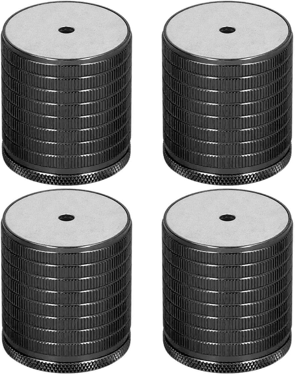 Meubelverhogers - Bedverhogers - Meer Opslagruimte - Verstelbare Hoogte - 50-500 Kg - Zwart