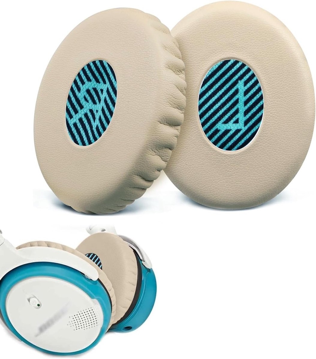 Vervangende Oorkussens van Schuim voor On-Ear Hoofdtelefoons - Comfort, Geluidisolatie en Duurzaamheid (Bruin)