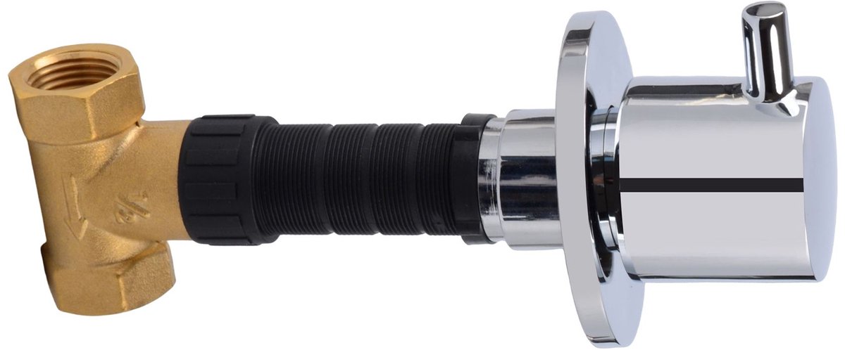 Aloni AC90LA Design Inbouwkraan 1/2" X 1/2" - Chroom