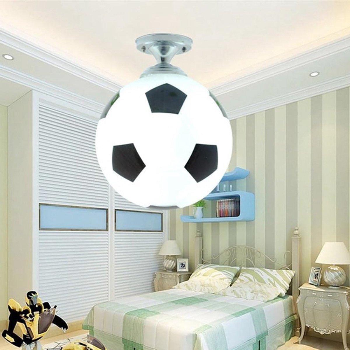 Voetbal Plafondlamp - Sport Verlichting - Club Decoratie - Energiebesparend LED - 38x32x28