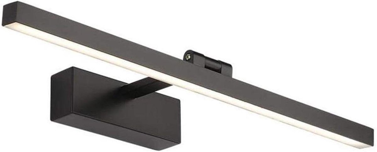 Led Spiegellamp - Badkamer Wandlamp - Make-up Aanbrengen - Verstelbare Hoek - 60cm - Zwart