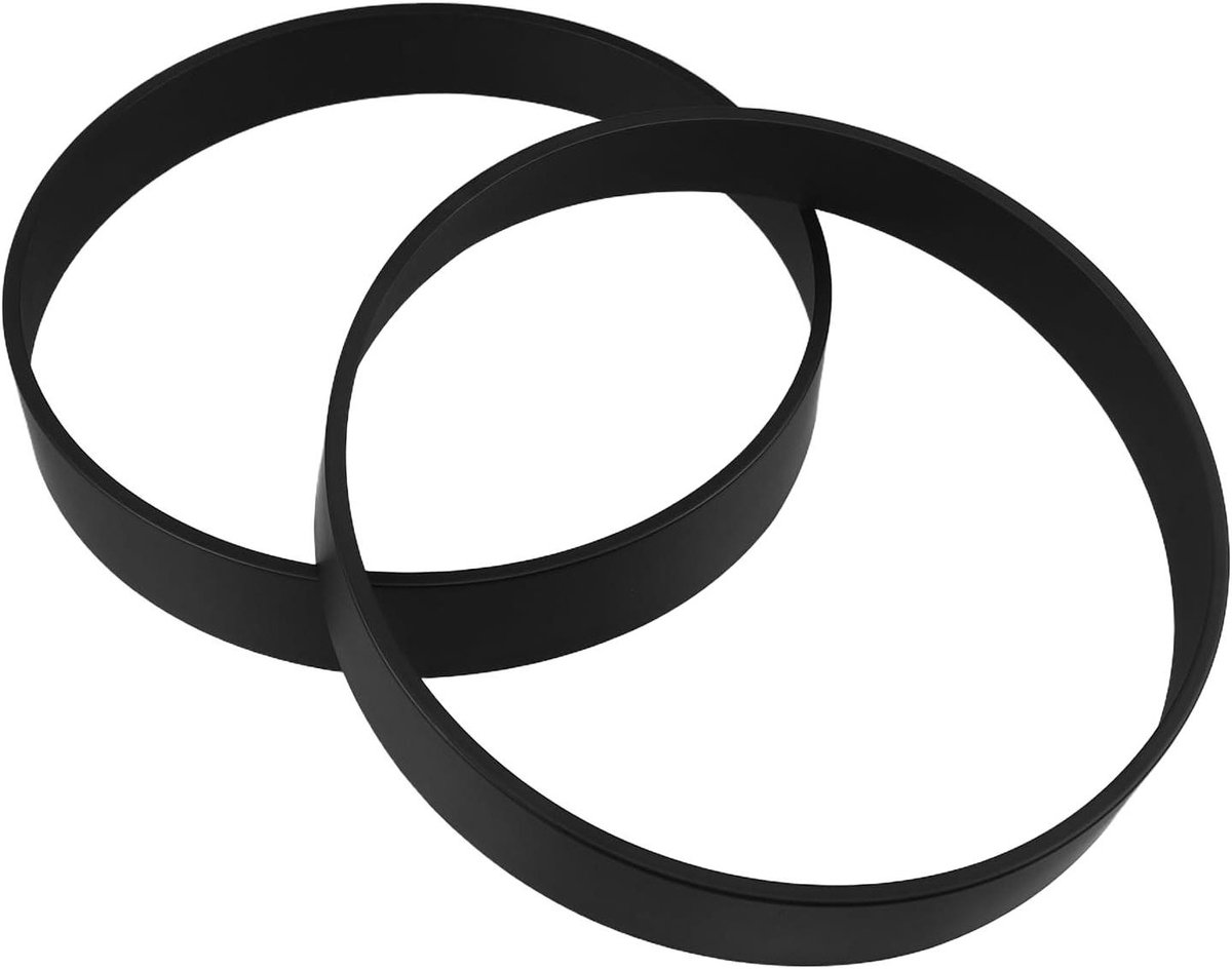 Klok Randen - Wandklok Onderdelen - Klok Reparatie - Duurzaam Metaal - 25 cm - Zwart