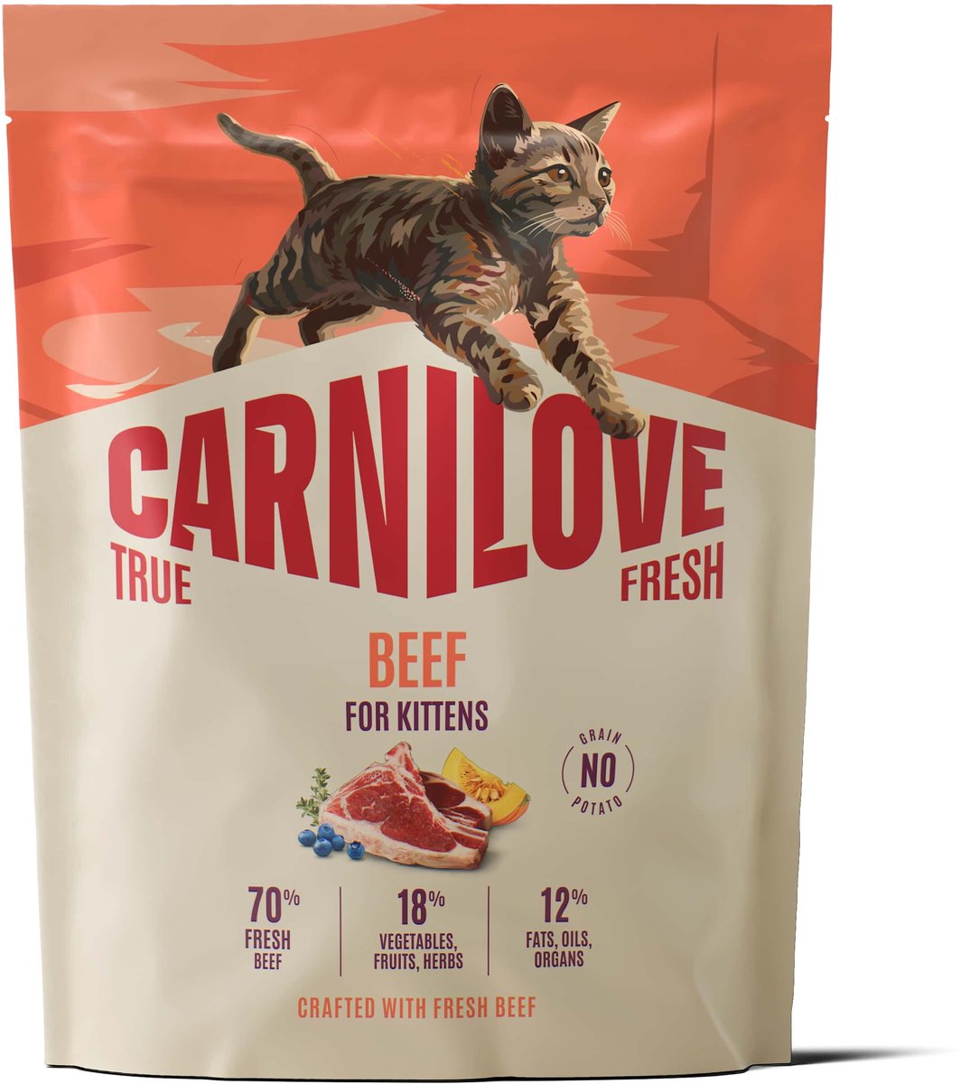 Carnilove True Fresh Cat Dry Beef for Kittens 400 g