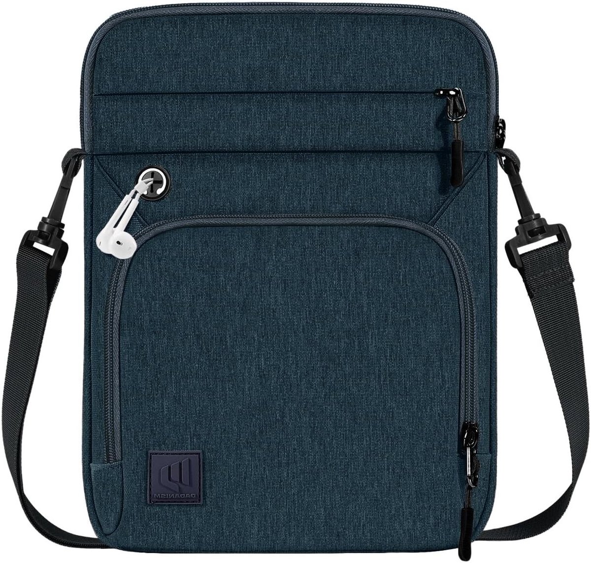 Tablet Sleeve Schoudertas voor 9-11 inch Tablets, Geschikt voor iPad Air, Galaxy Tab en Pro, Inclusief Oordopjespoort