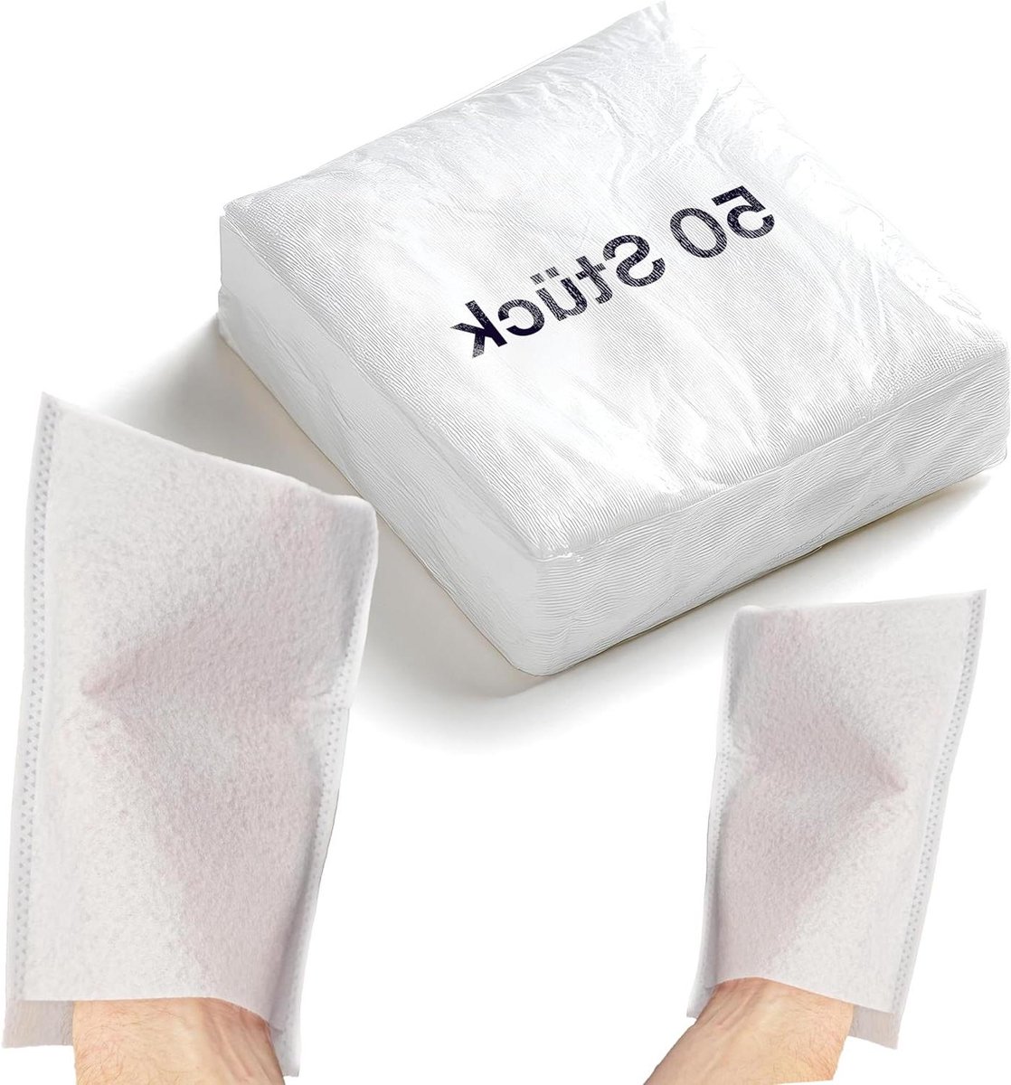 Fleece washandjes - Wegwerp washandjes - Hygiënische lichaamsverzorging - Zacht en scheurv