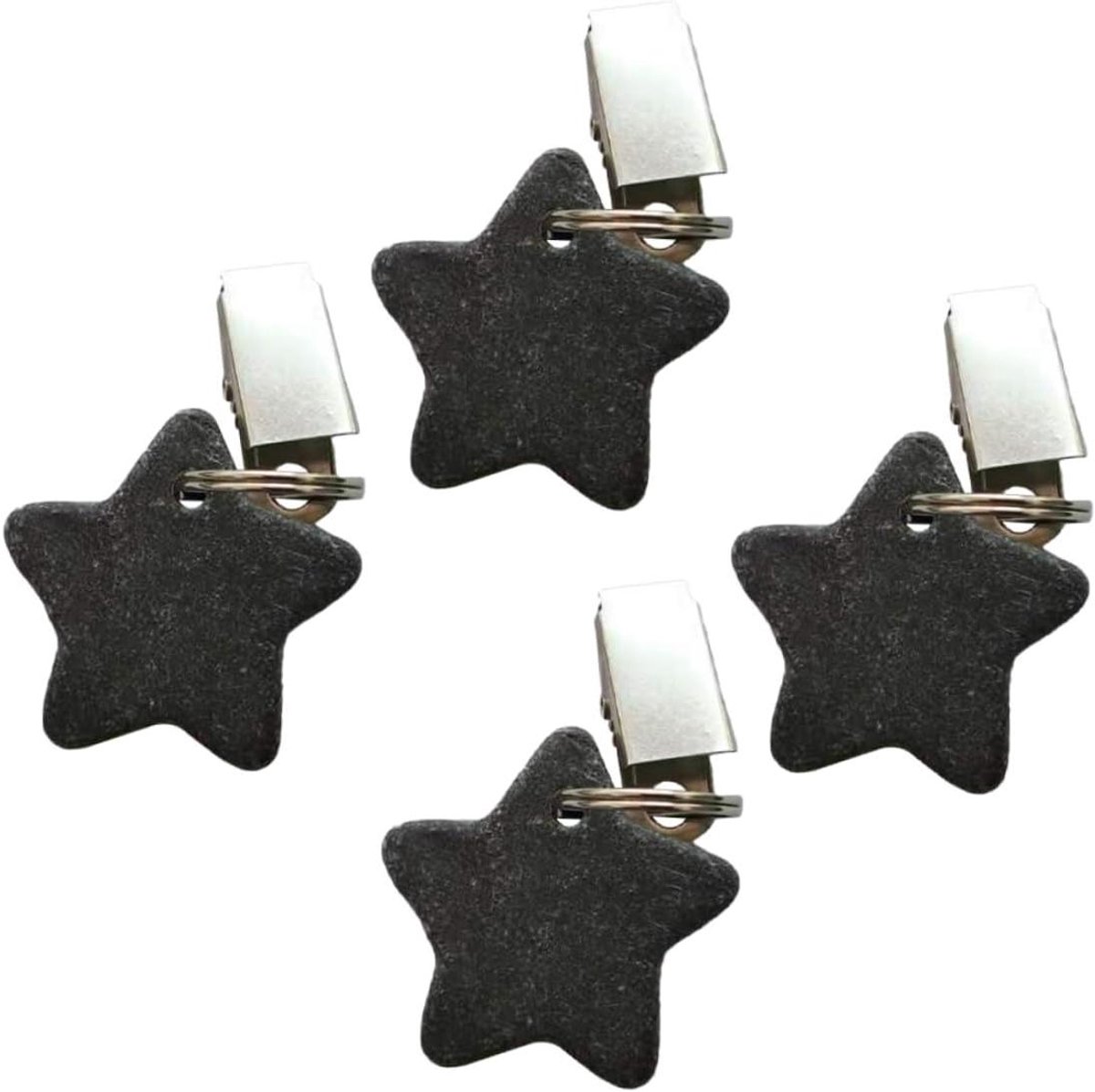 Tafelkleedhouders - Hangers Clips - Buiten Tafelen - Stevig Terrazzo - 8 Stuks - Beige
