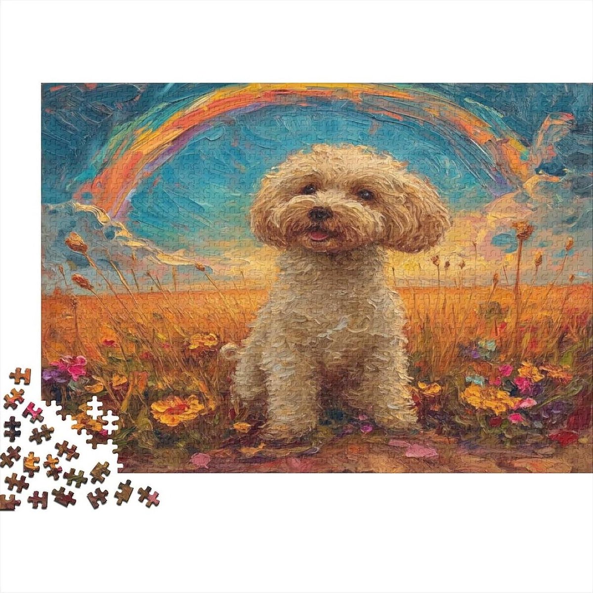 Puzzels 1000 stukjes - Legpuzzel voor volwassenen - Ontspanning en plezier - Bonus poster inbegrepen - 75 x 50 cm