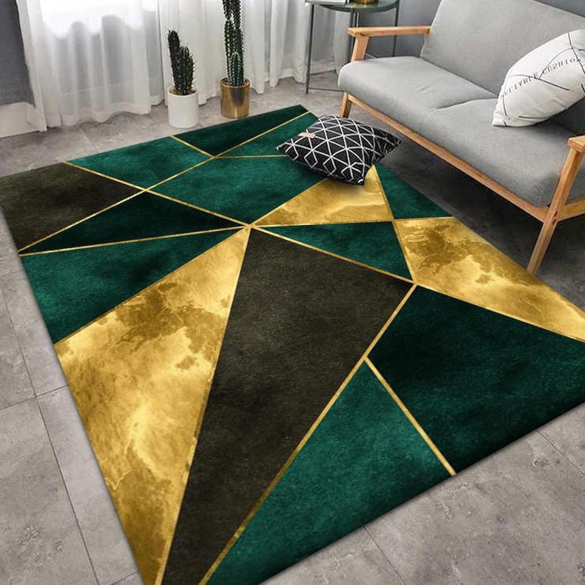 Laagpolig Tapijt - Vloerkleed Kinderkamer - Woonkamer Decoratie - Geschikt Voor Vloerverwa
