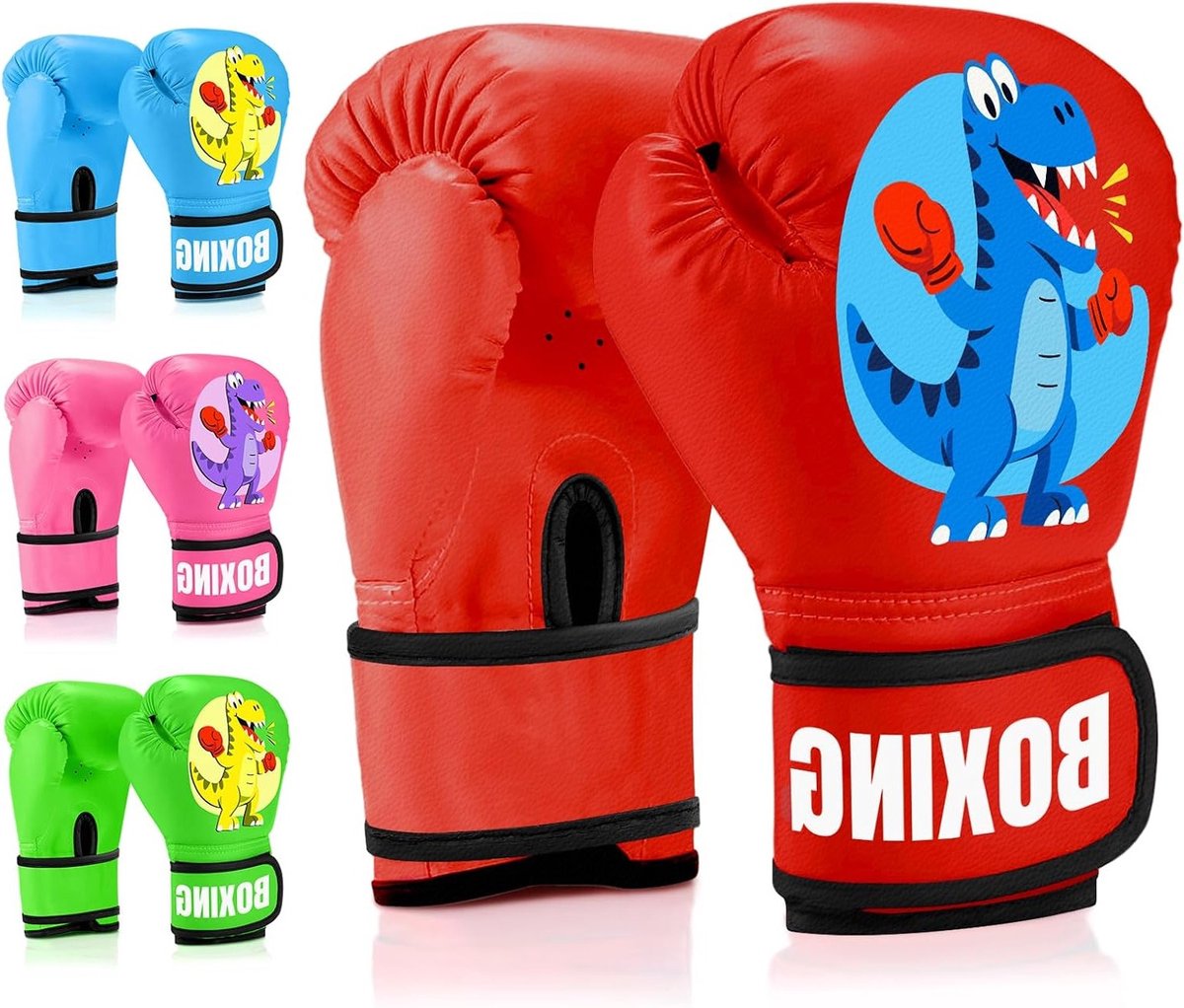 Boxhandschoenen voor Kinderen van 3 tot 14 Jaar - PU Lederen Bokshandschoenen voor Sparren, Training en Muay Thai