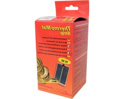 Verwarmingsmat Terrarium - Warmtemat Reptiel - Klimaatbeheersing Terrarium - Infraroodstraling Verwarming - 58 x 15 cm - Zwart