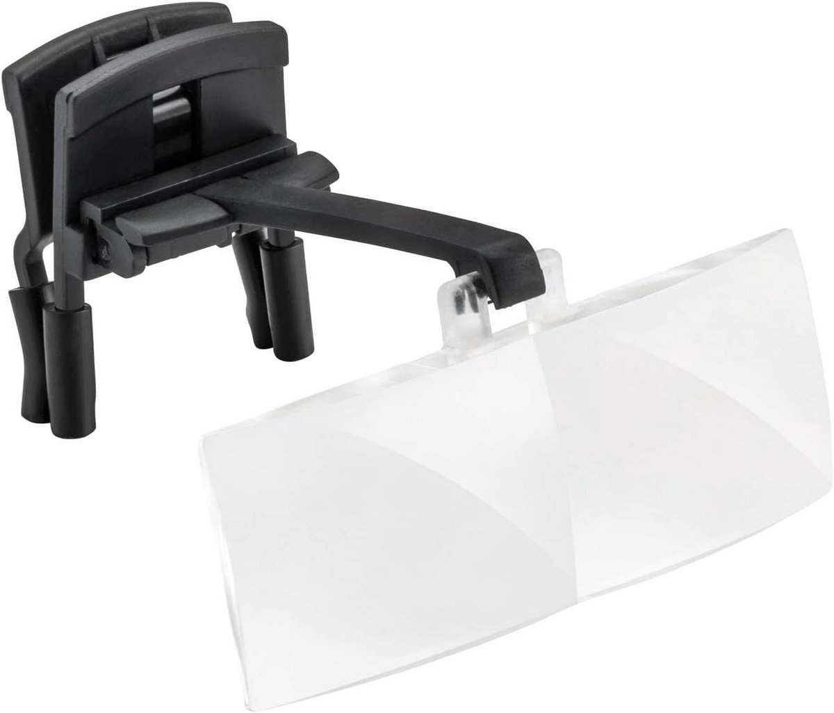 Vergrootglas Clip-on - Loep Handsfree - Dichtbij Werk - 3x Vergroting - 160mm Werkafstand - Zwart