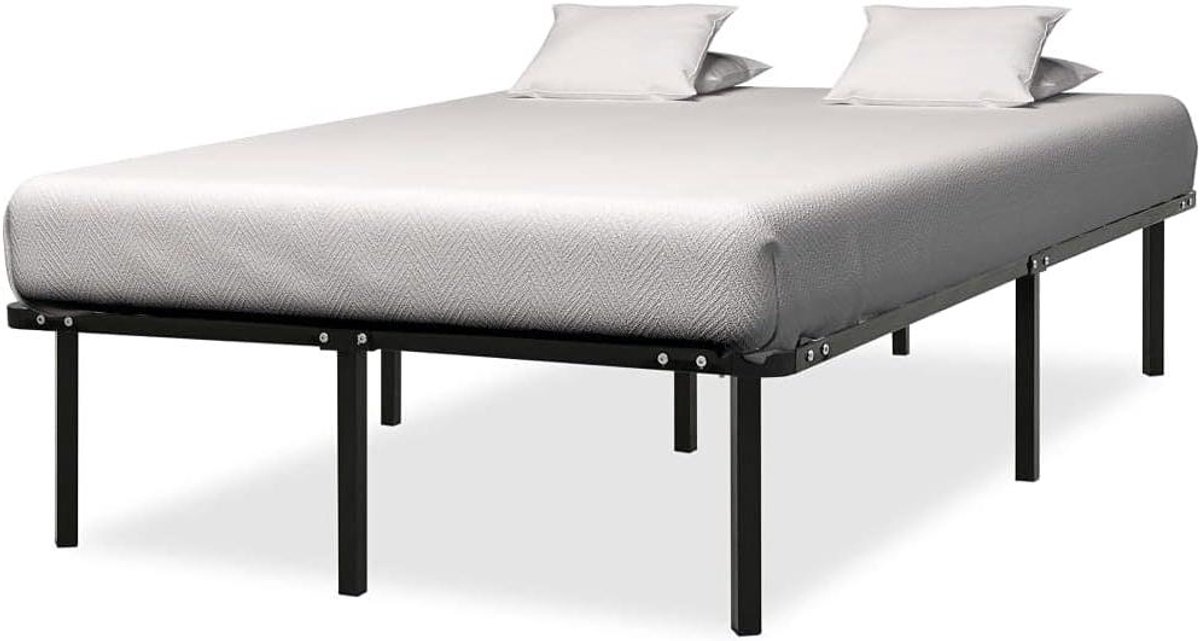 Bedframe Metaal - Met Lattenbodem - Slaapkamer Inrichten - Klassieke Look - 180 x 200 cm -