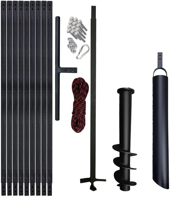 Fonteinboor 10 meter set 100 mm met 90 mm plunscher voor het boren van diepe waterputten van Merkloos	 — afbeelding 5