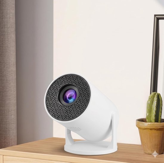 Draagbare mini projector 1080p HD met WiFi, Bluetooth, HDMI, USB – groot scherm tot 94 inch voor thuisbioscoop
