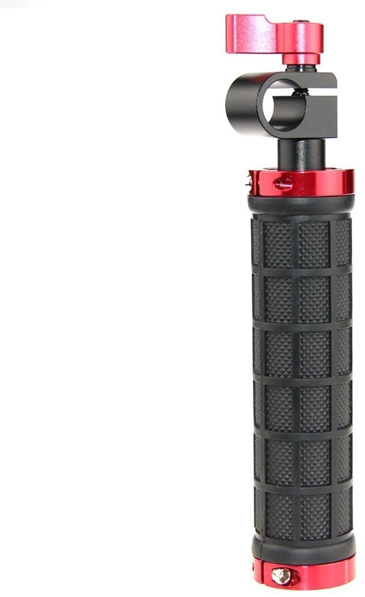 Allecto - Camera Grip Handle - Stevige grip - Ideaal voor videoproductie - 15mm rig - Geschikt voor DSLR - Handzaam ontwerp - Zwart