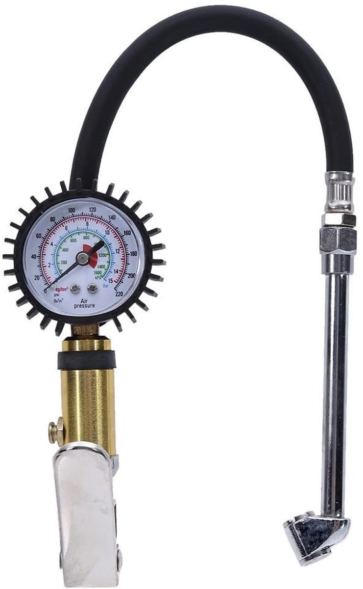aladdien 220 multifunctionele autobandenmanometer - bandenspanningsmeter - 3-in-1 functie - 2 inch - hoge nauwkeurigheid - geschikt voor auto