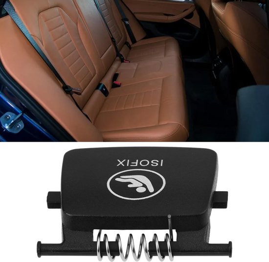 VT Goods - Isofix Cover Panel - 2 Stuks - Voor Achterzit - Geschikt voor BMW X3 X4 G01 G02 - 2018 tot 2021 van Merkloos — afbeelding 3