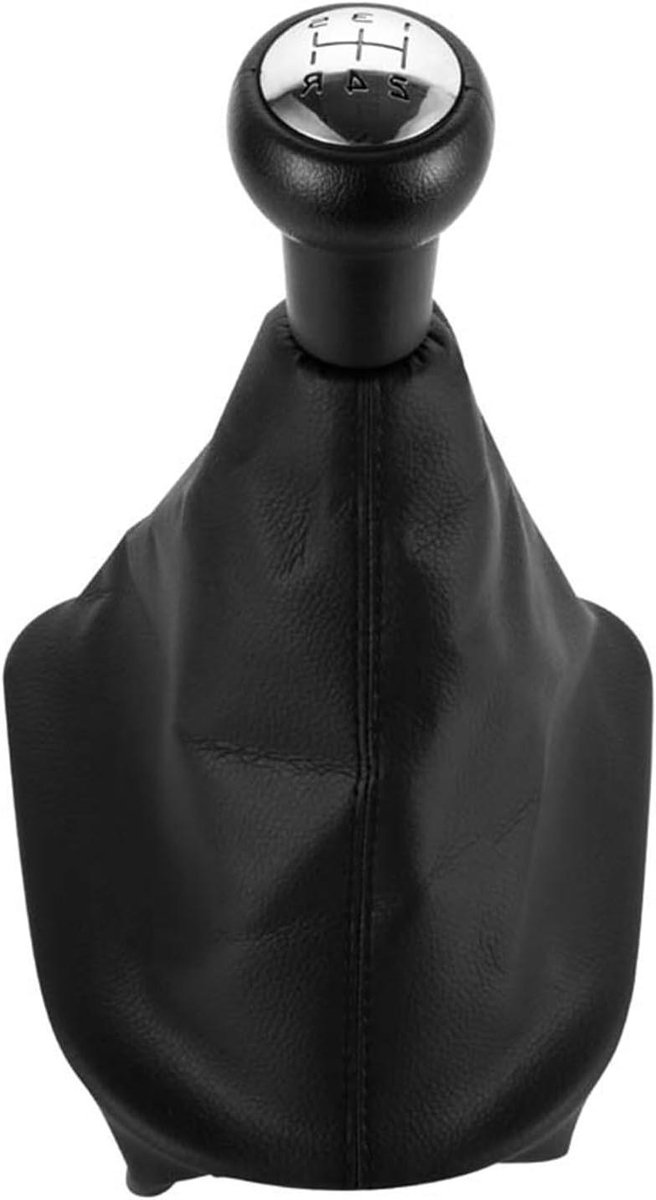 Pookknop Vervangingsset - Schakelpookhoes - Comfortabel Rijden - Verbeterde Grip - 5 Versnellingen - Zwart — afbeelding 2
