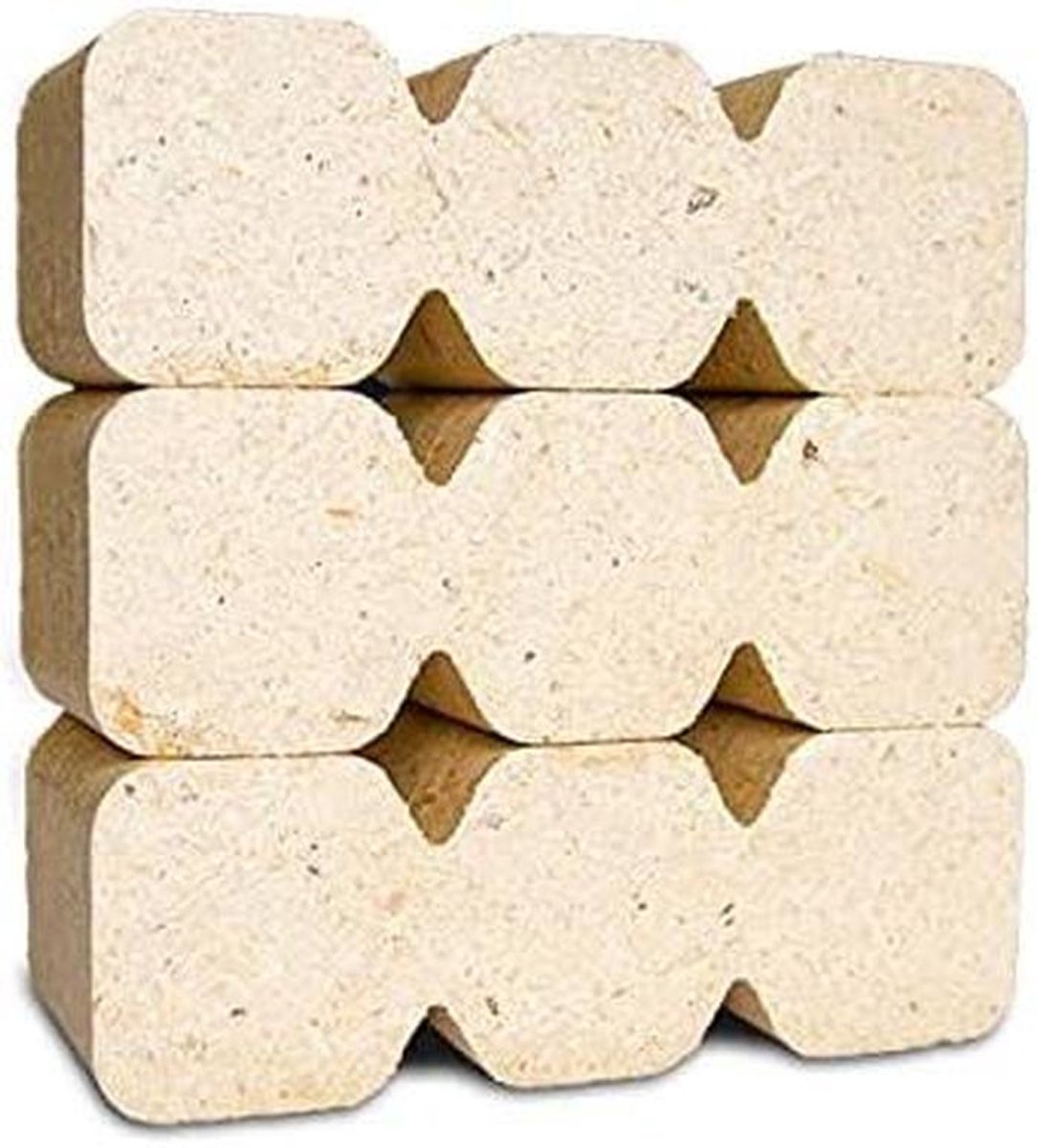 Haardhout Briketten - Hout Briketten - Open Haard - DINplus Certificering - 10 kg - Bruin