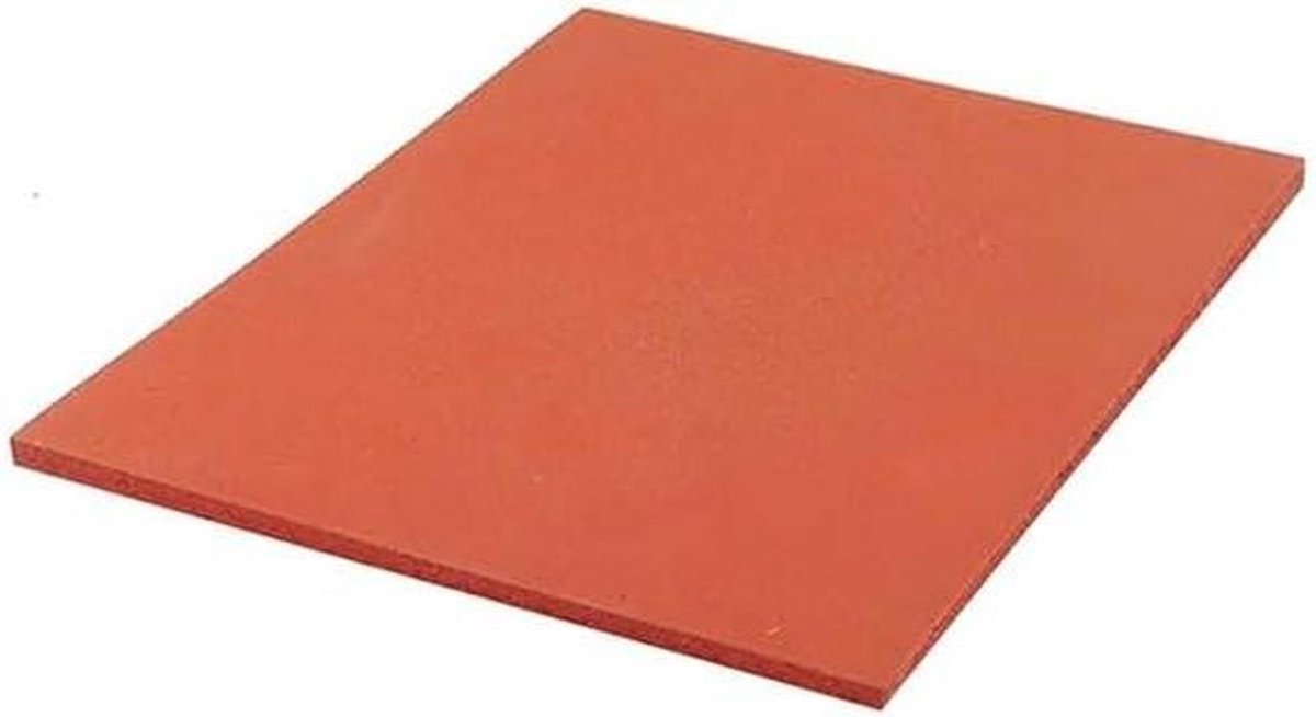 Vlamvertragend Schuim - Siliconen Rubber - Warmte Persmachine - Hoge Temperatuur Weerstand - 200x200mm 4mm - Zwart