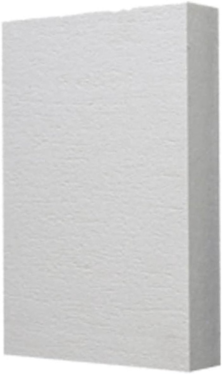Isolatieplaat Keramisch - Hittebestendige Plaat - Hoge Temperatuur Isolatie - Vlamvertragend Ontwerp - 600x400x20mm - Wit