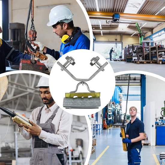 Hijskraan Loopwiel - Hijsring Ophangsysteem - Zwaar Materiaal Verplaatsen - Flexibele Montage - 299 gram - Metaal — afbeelding 3