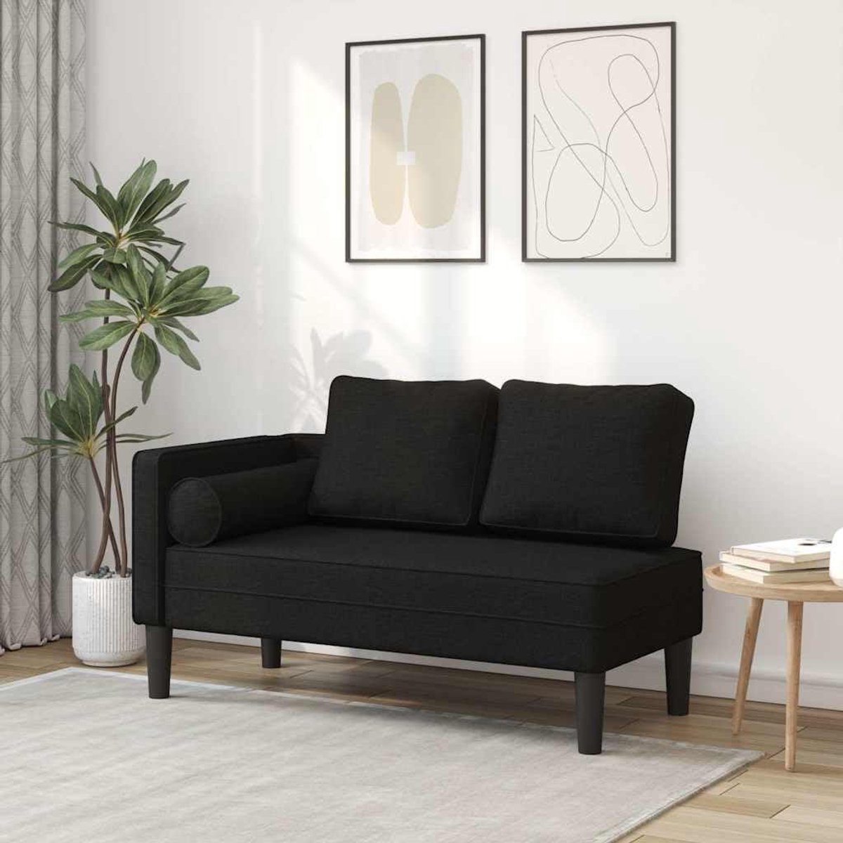 Chaise longue - Loungestoel ligstoel - Ontspannen thuis - Zacht polyesterweefsel - 1165 cm