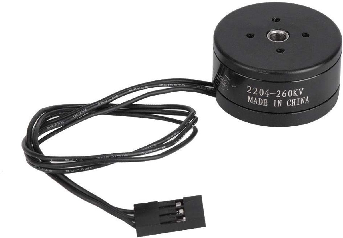Borstelloze Motor - RC Drone Motor - Vliegen Buiten - 260 kV Vermogen - 28mm Diameter - Zwart
