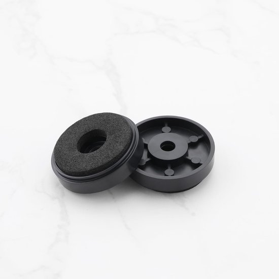 SPHProducts - Versterker pads - Vloermat voor luidsprekers - Duurzaam en stabiel - Zwart - Geluidsabsorberende voeten - Voor gebruik met soundbar stand... — afbeelding 2