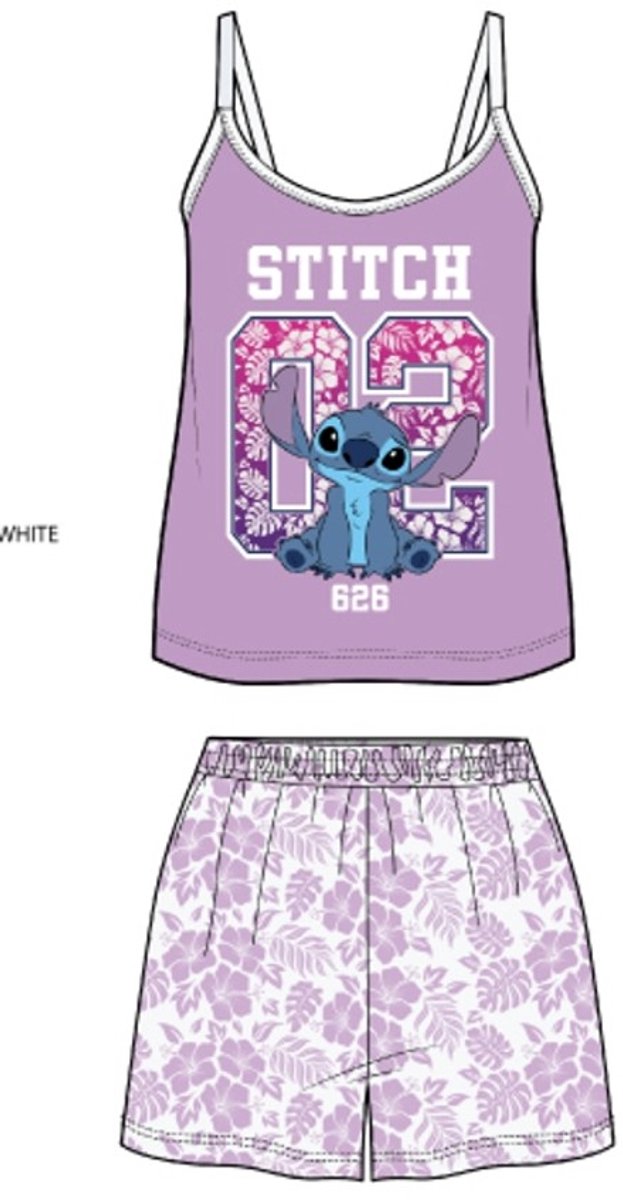 Disney Lilo en Stitch Dames Pyjama Purple Paars