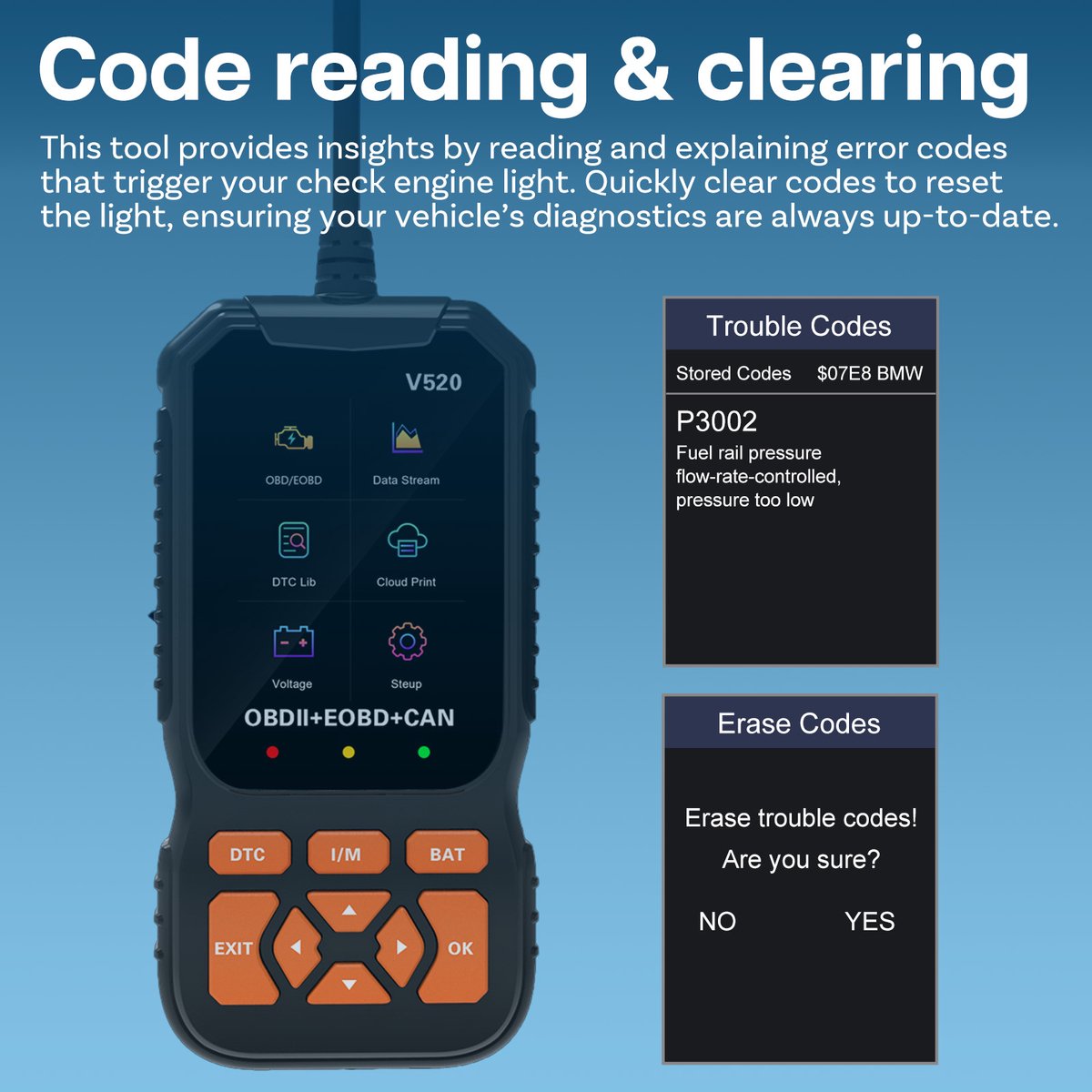 Holtech® Universele OBD2 Scanner - Uitleesapparatuur - Professionele Auto Diagnose Tool - NL Taal thumbnail 2