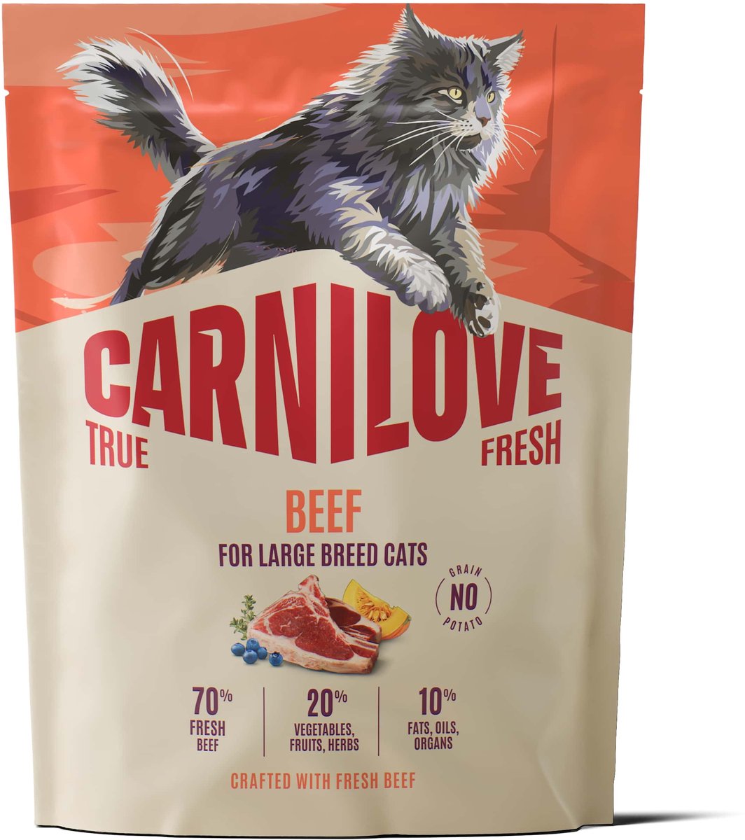 Carnilove True Fresh Cat Dry Beef for Adult Large Breeds 400 g