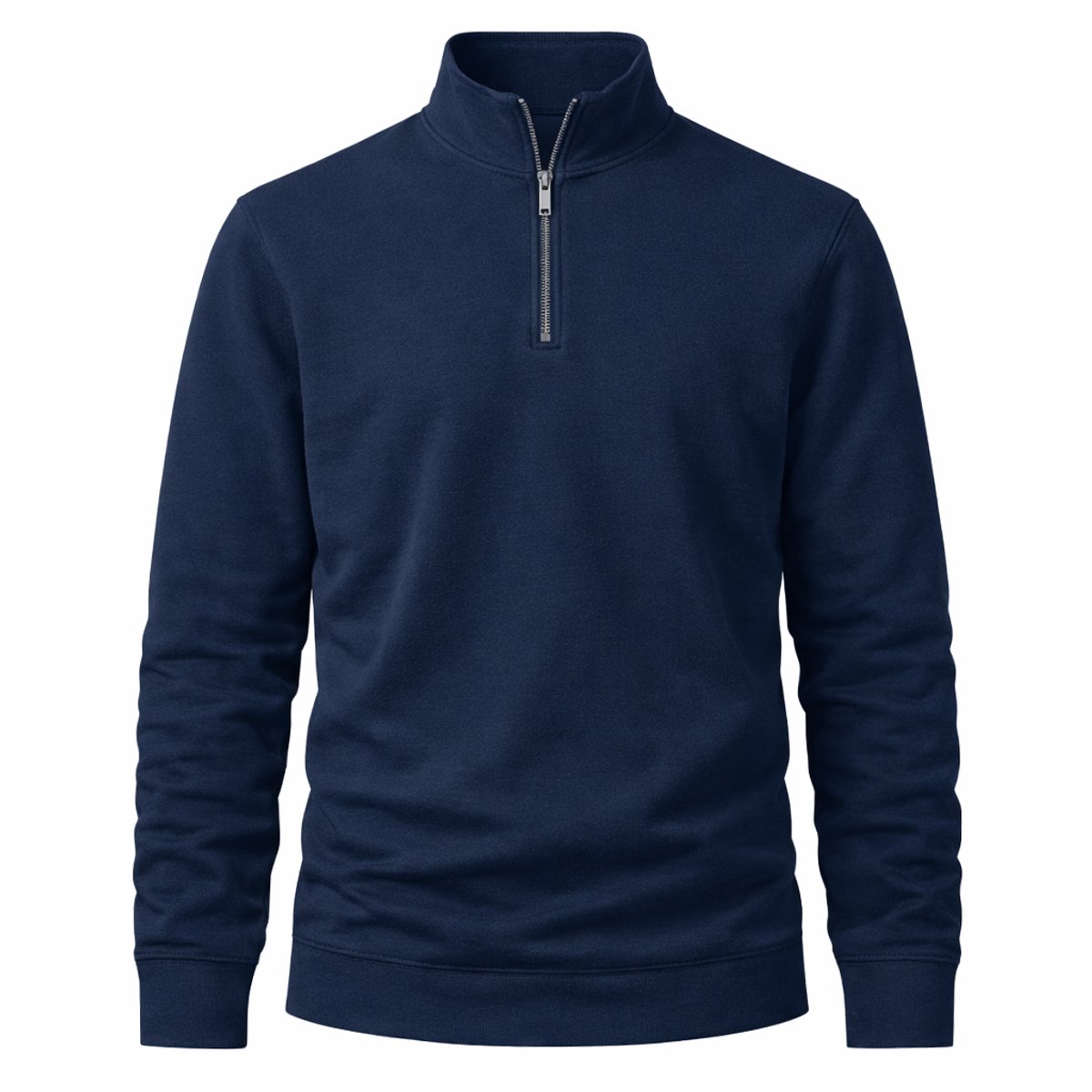 Golftrui met Quarter-Zip – Navy - Maat L - The Online Golfclub