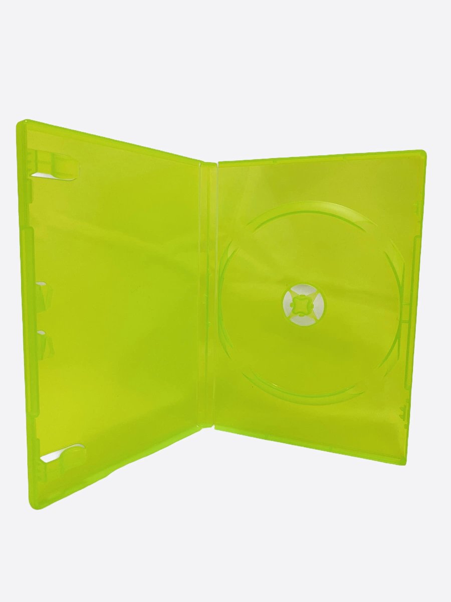 SPHProducts - 25 Stuks Reservehoezen voor Xbox 360 - Vervangende Hoes - Hoge Kwaliteit - Transparant Groen - Game Accessoires - Geschikt voor Xbox 360