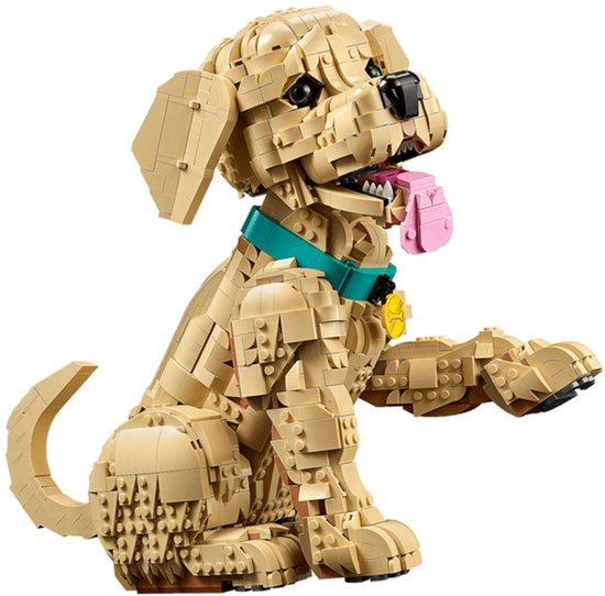 LEGO® Icons Golden Retriever Puppy - Decoratieve Dierenfiguur - Bouwset voor Volwassenen - 11384