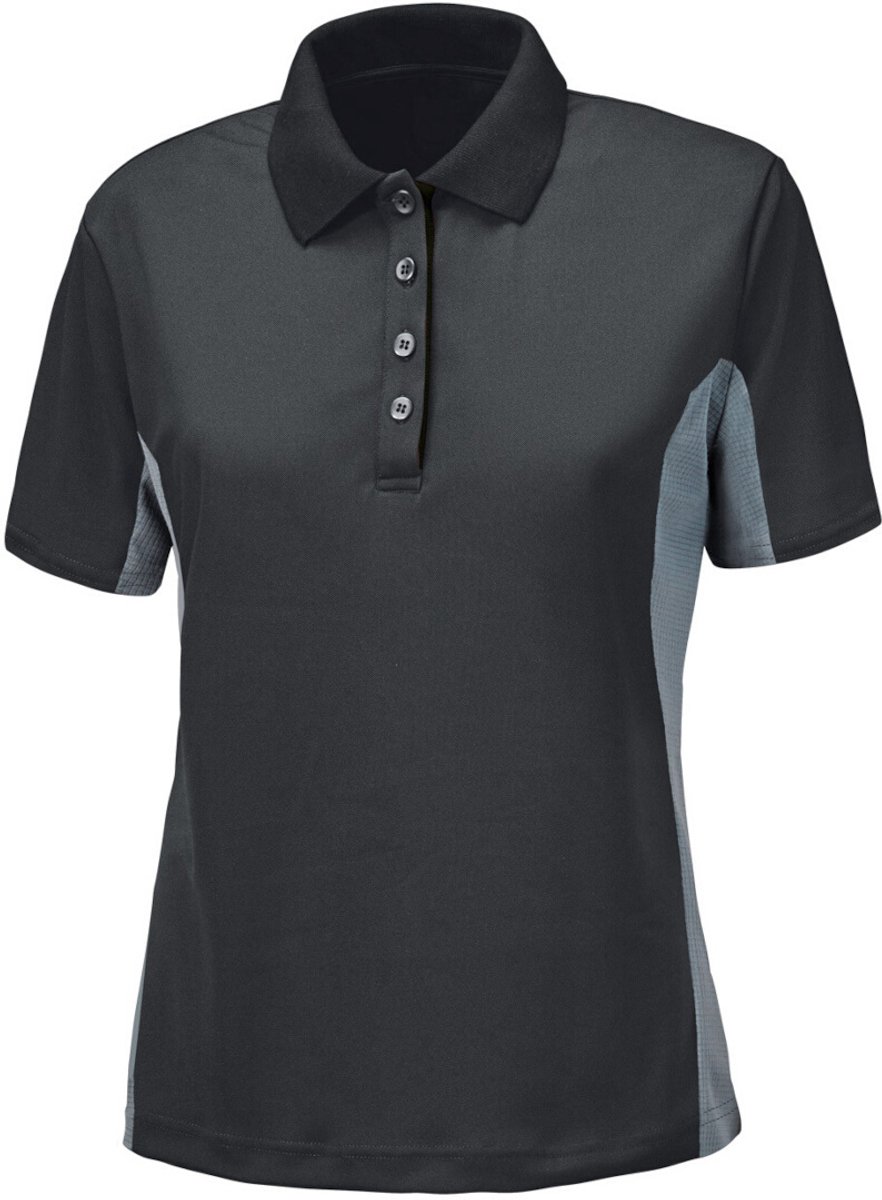 Held Cool Layer Dames Polo Shirt Zwart Grijs - Shirts