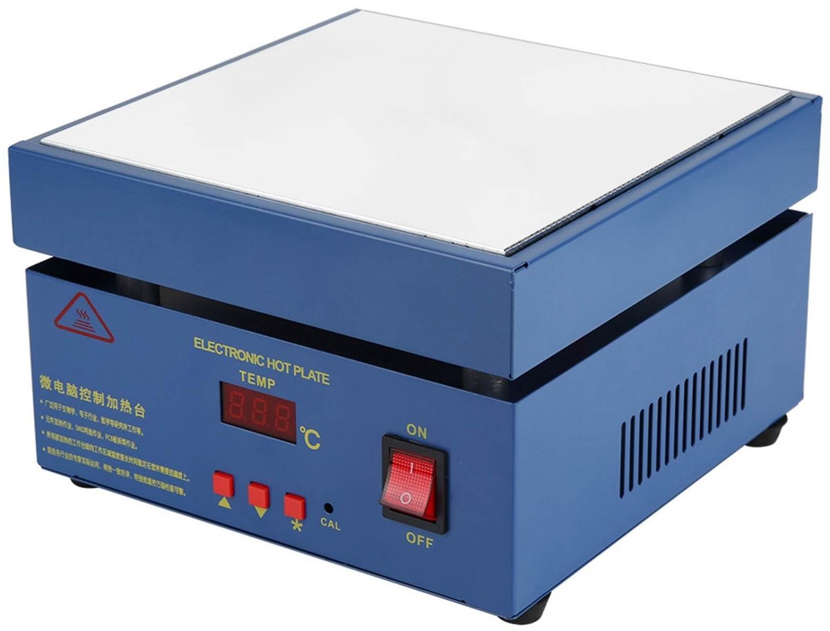 Walfront Preheater Preheating Station 800W - 50-350℃ LED Microcomputer voor Soldeerstation