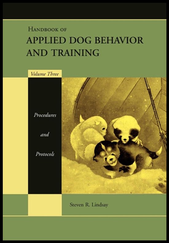 Handbook Of Applied Dog Behavior And Training - cover