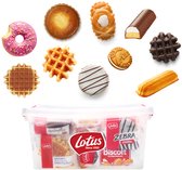 Lotus koekjesmix 812g - 27 koekjes - Ultimate Cookie Mix - Koekendoos gevuld met koekjes voor bij de koffie - Individuele verpakte koekjes