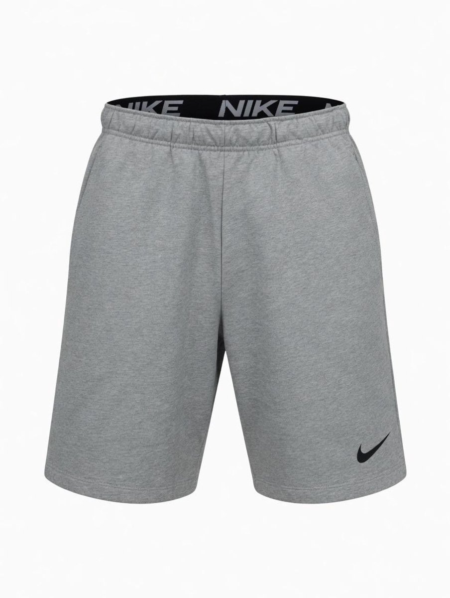 NIKE Dri-Fit Korte Broek Heren Dark Heather Zwart