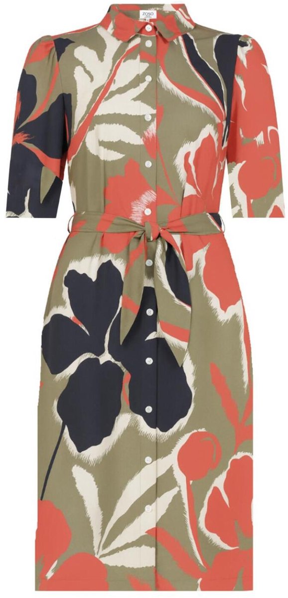 Zoso Jurk Philippa 262 Sage/coral Dames Maat - M