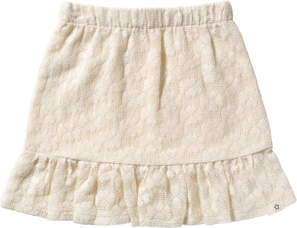 Your Wishes Floral Lace Skirt Meisjes - Korte rok - Ecru - Maat 86
