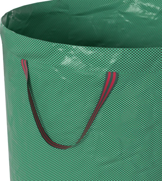 Set van 272 Liter Tuinafvalzakken, Bladzak van 150 g/m² Polypropyleen, Draagbare Tuinzakken met Handvatten, Waterdichte Groene Zakken voor Tuinafval, Planten, Strooisel, Hooi (Pakket van 3) NAIZY van Merkloos	 — afbeelding 4